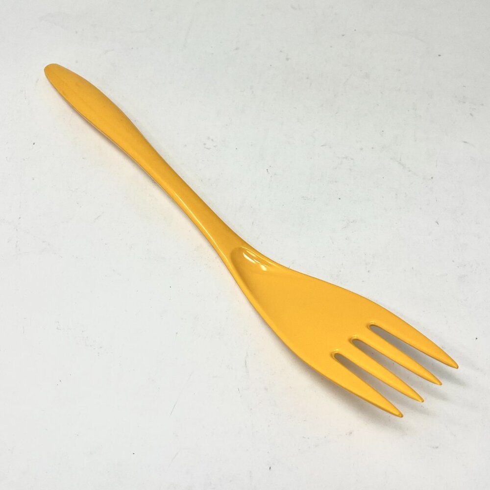 Vintage Hutzler [No.530] Melamine Salad Serving Fork MCM Rosti Copco Dansk